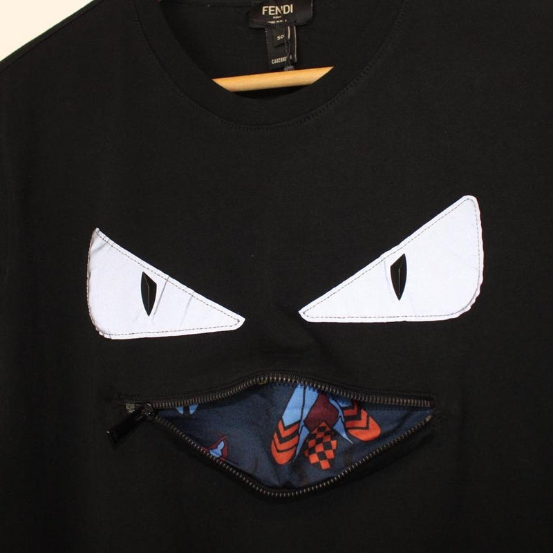 Sweatshirt Fendi Bag Bugs Shirt FENDI BAG BUGS BLACK T-SHIRT