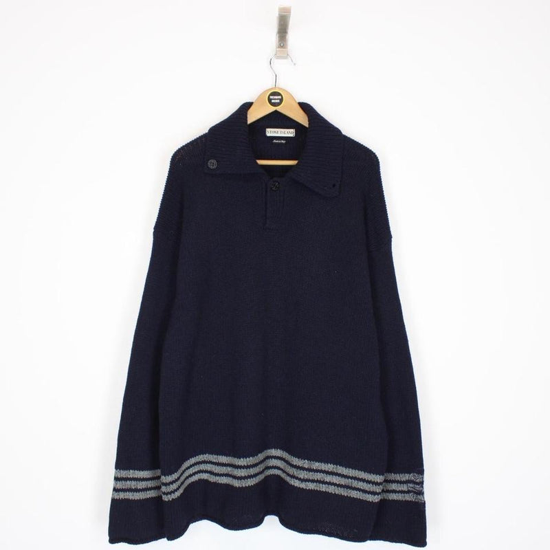 Vintage Stone Island AW 1997 Wool Jumper XXL – Freshmans Archive Vintage Stone Island AW 1997 Wool Jumper XXL – Freshmans Archive