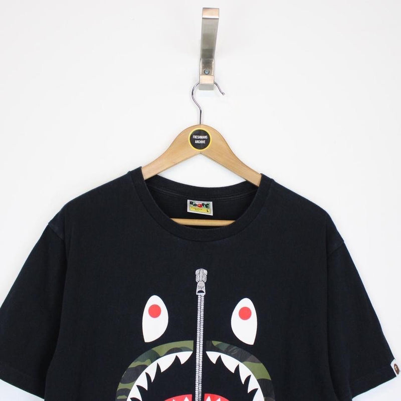 Bape Camo Shark T-Shirt Large