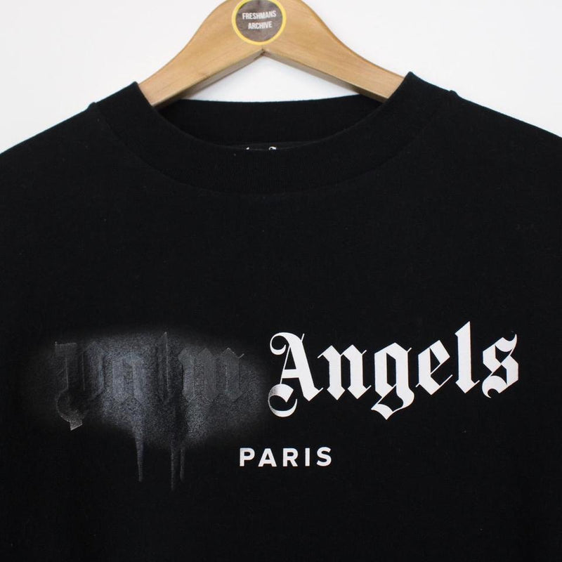Palm Angels Paris Sprayed T-Shirt Medium