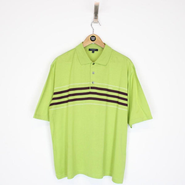 Vintage Burberry London Polo Shirt Large