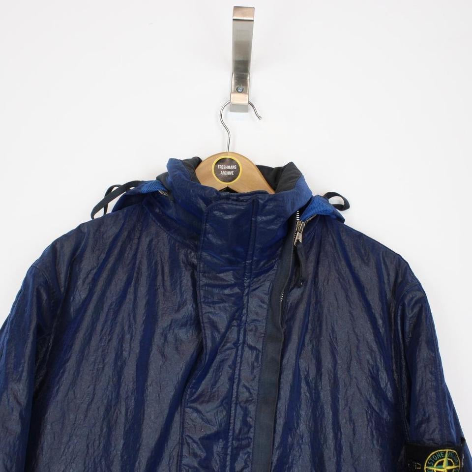 Vintage Stone Island AW 2000 Double Mesh Spalmultra Jacket Large