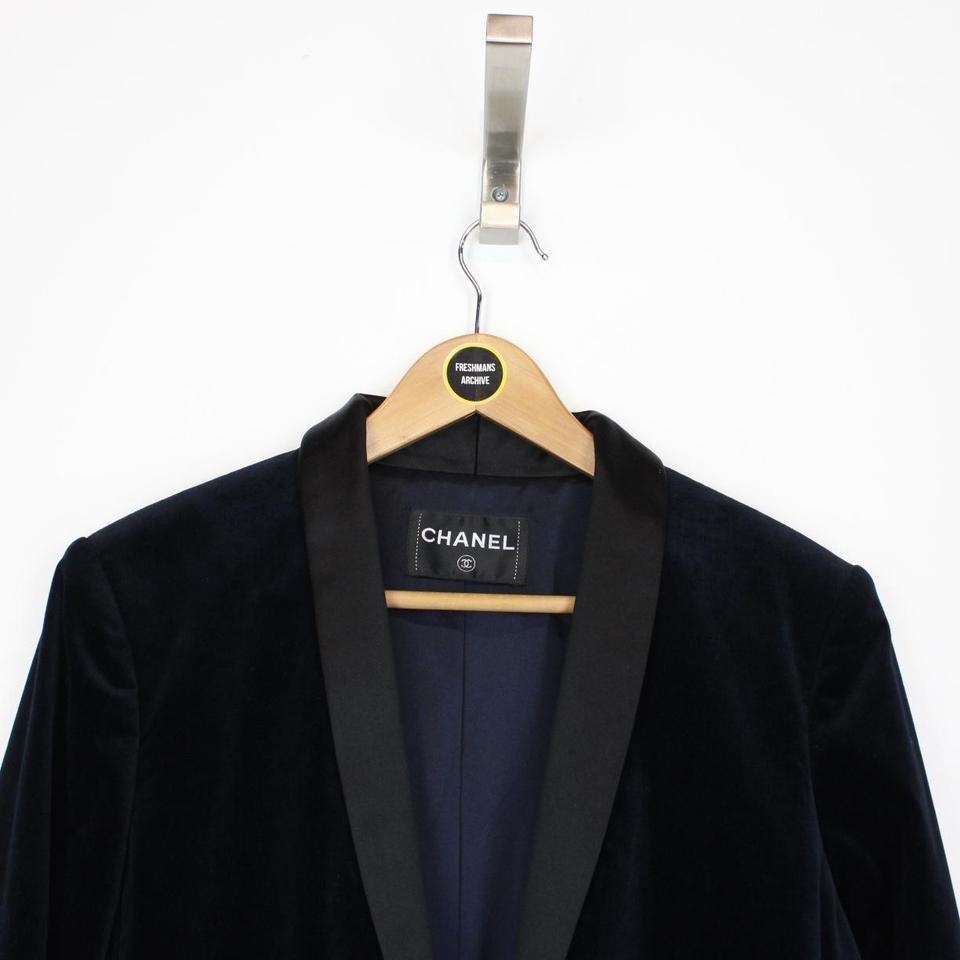Vintage Chanel Velour Blazer Medium