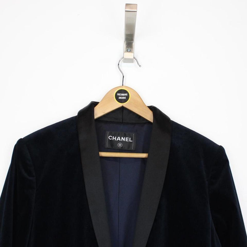Vintage Chanel Velour Blazer Medium