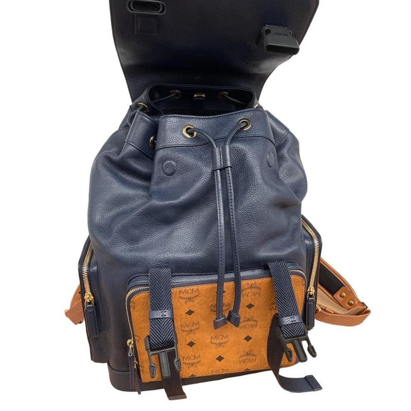 MCM Brandenburg Leather Backpack