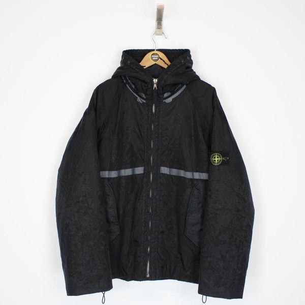 Vintage Stone Island AW 2001 Bi-Mesh Reflective Jacket XL