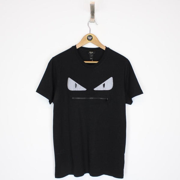 Fendi Bug Eyes Zip Mouth T-Shirt Medium