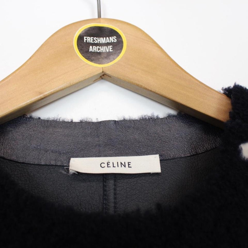 Celine Shearling Fur Jacket Small