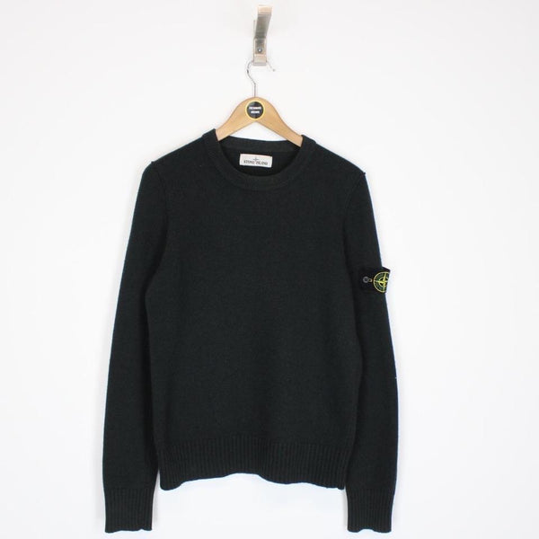 Stone Island AW 2017 Wool Knit Sweatshirt Small