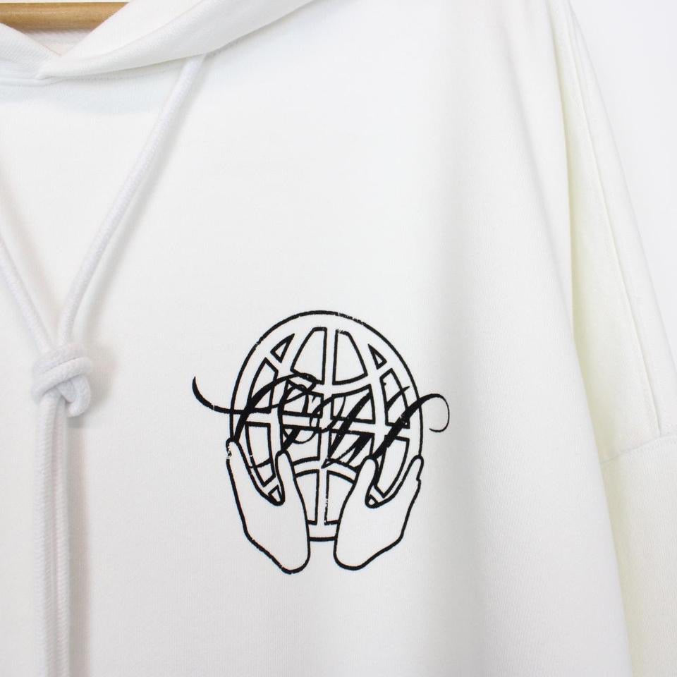 Off White Hand Arrow Logo Hoodie Medium