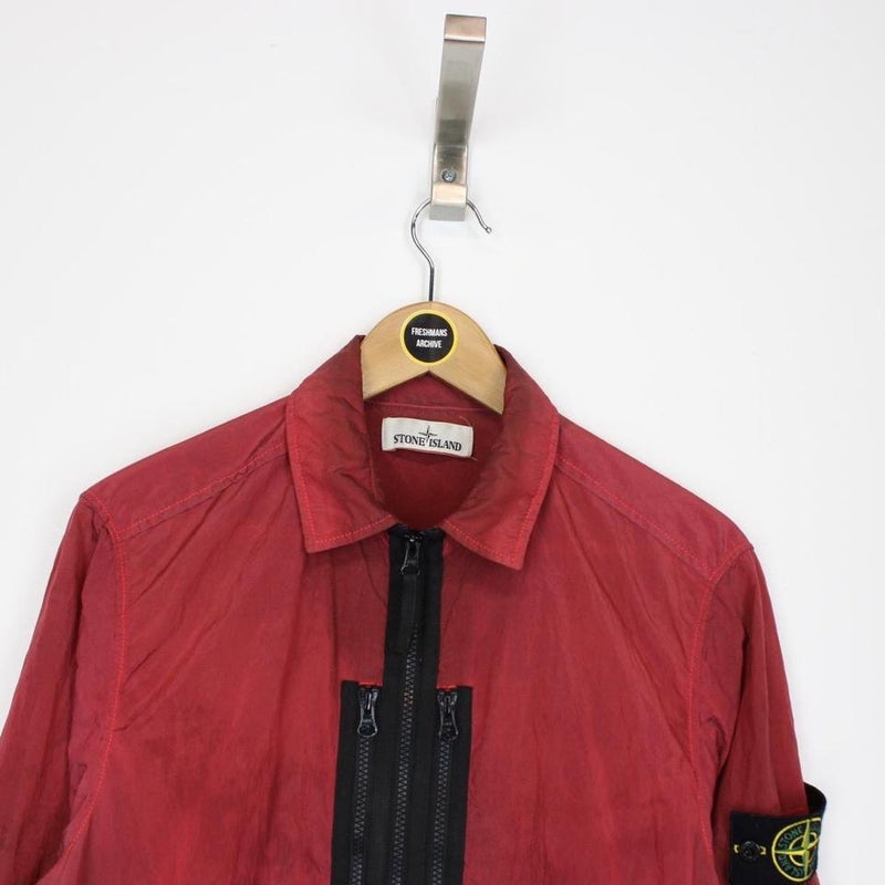 Stone Island SS 2017 Nylon Metal Shimmer Overshirt Medium