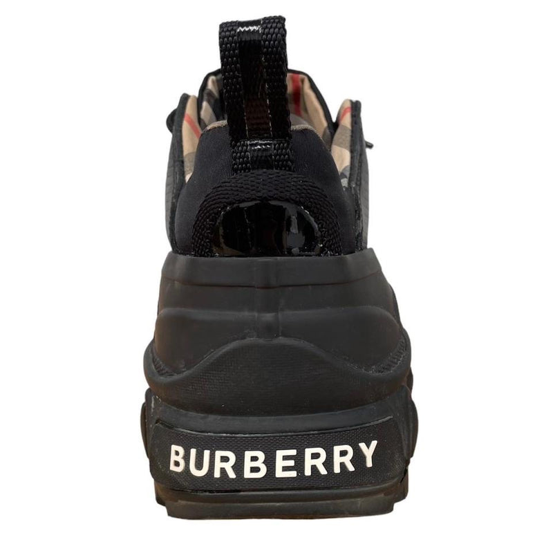 Burberry Arthur Patent Leather Trainers UK 6.5