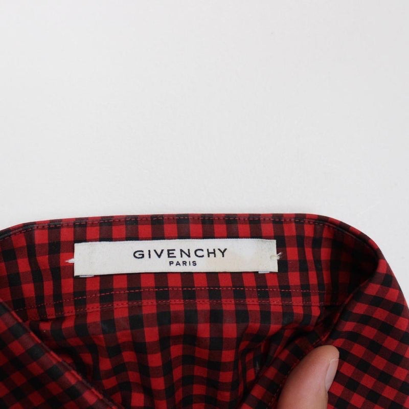 Givenchy Paris Star Tartan Shirt Medium