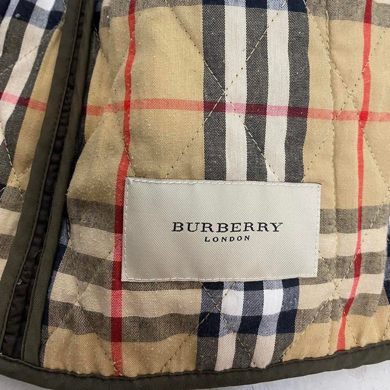 Burberry London Quilted Coat Small
