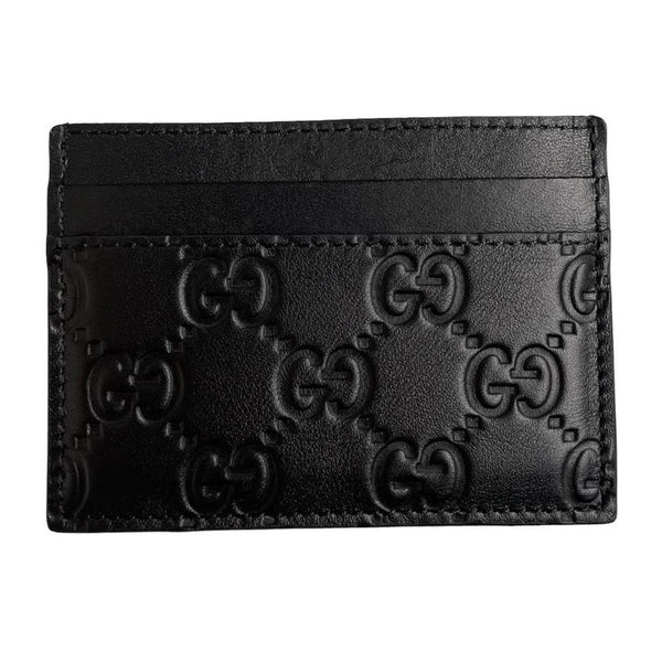 Gucci Guccissima Monogram Leather Card Holder