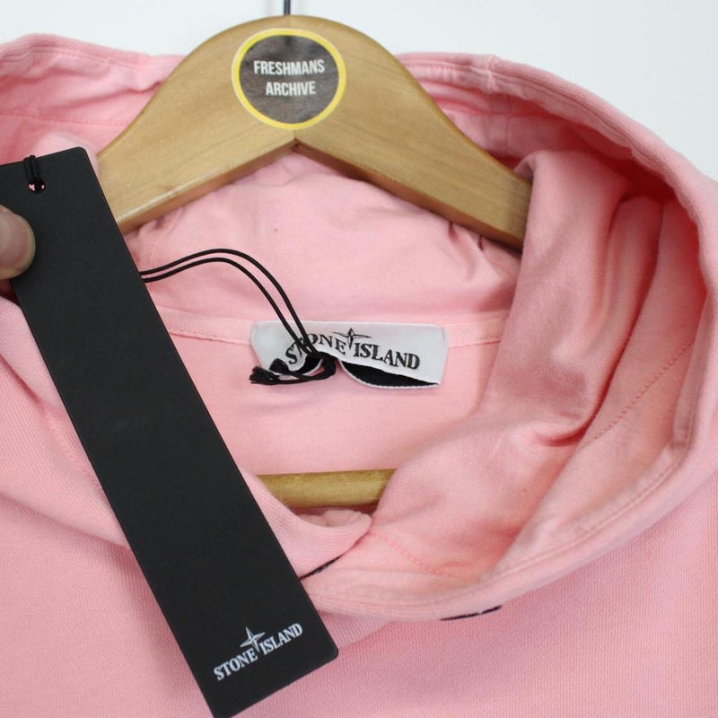 Stone Island SS 2023 Logo Embroidered Hoodie Large