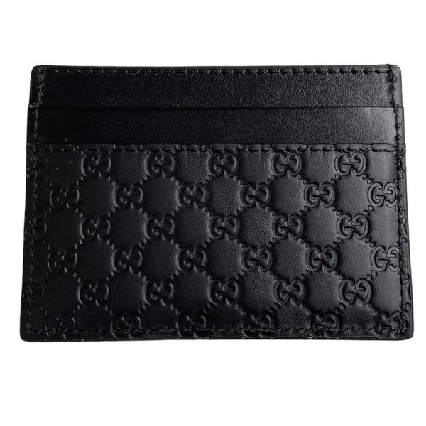 Gucci Microguccisima Leather Card Holder