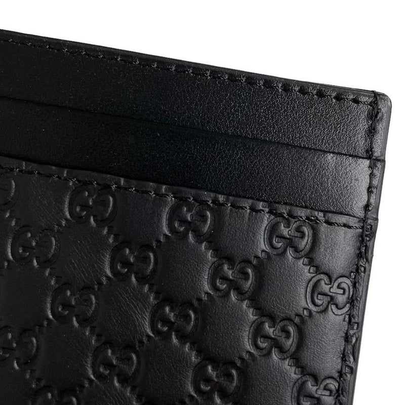 Gucci Microguccisima Leather Card Holder