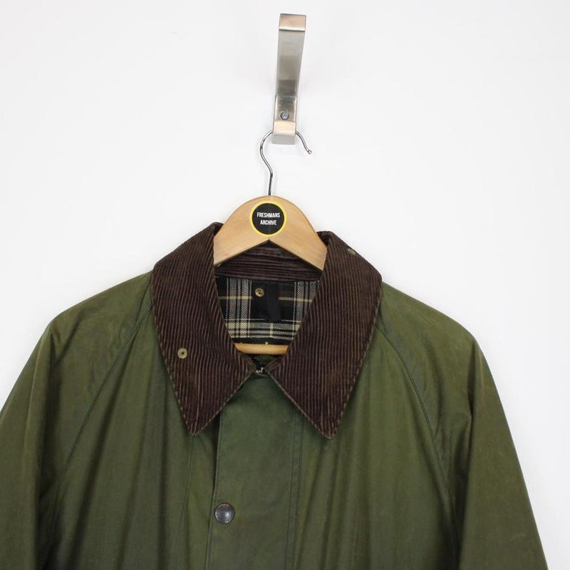 Vintage Barbour Beaufort Wax Jacket XL Freshmans Archive