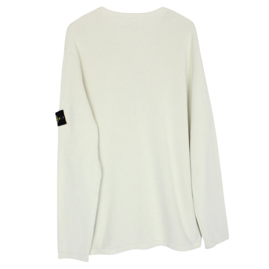 Stone Island Organic Cotton Waffle Knit Jumper