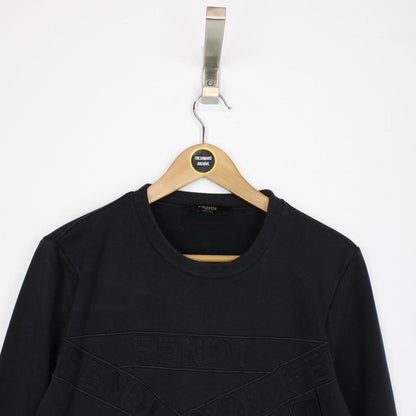 Fendi Logo Tape Sweatshirt XS