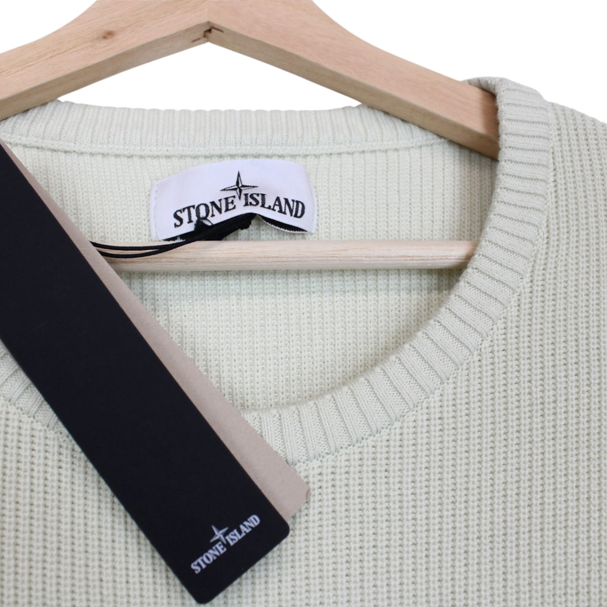 Stone Island Organic Cotton Waffle Knit Jumper