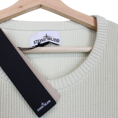 Stone Island Organic Cotton Waffle Knit Jumper