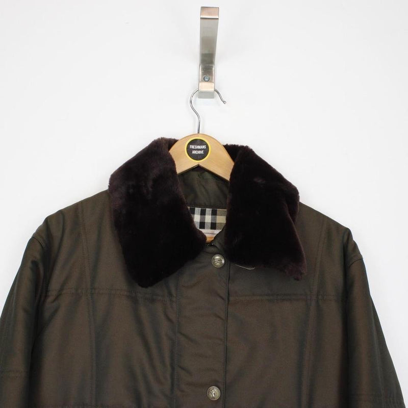 Vintage Burberry Quilted Coat Medium