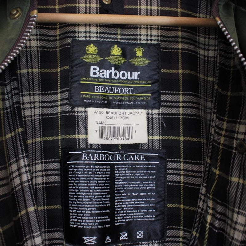 Vintage Barbour Beaufort Wax Jacket XL