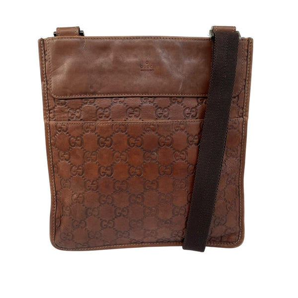 Pre-Loved Gucci GG Guccissima Leather Messenger Bag