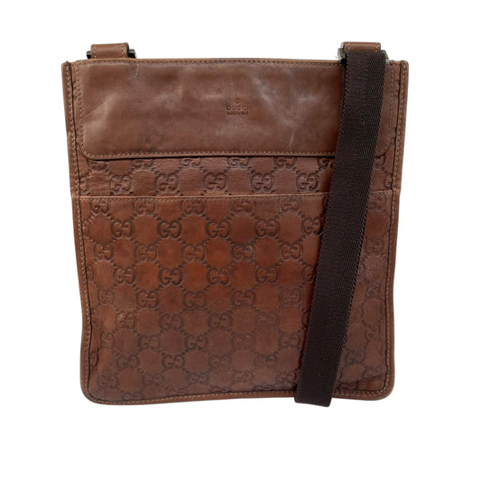 Pre-Loved Gucci GG Guccissima Leather Messenger Bag