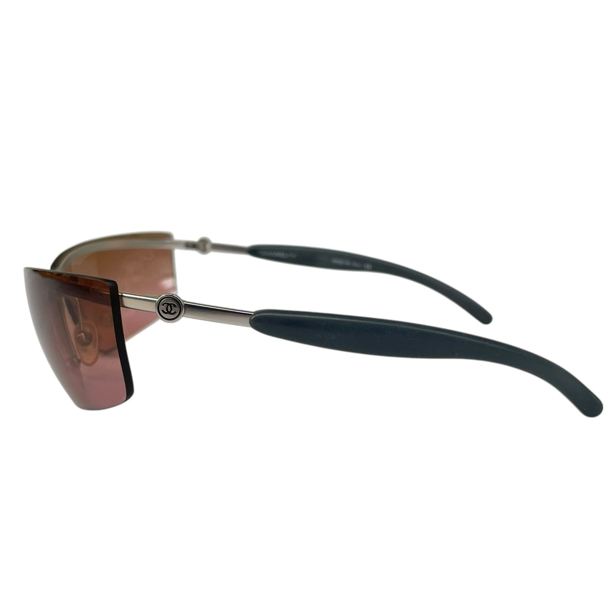 Pre-Loved Chanel 4006 Rimless CC Logo Sunglasses