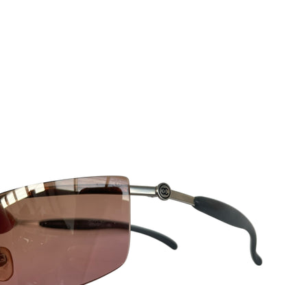 Pre-Loved Chanel 4006 Rimless CC Logo Sunglasses