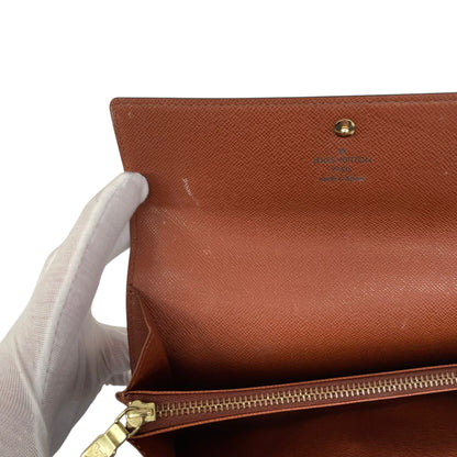 Pre-Loved Louis Vuitton Sarah Monogram Canvas Wallet
