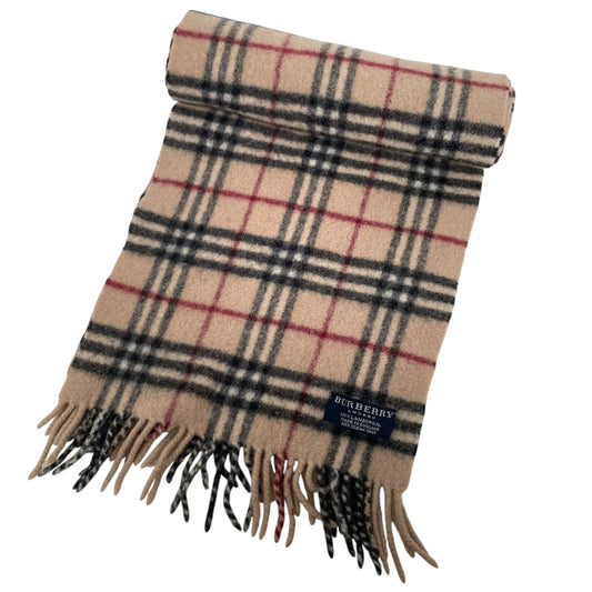Vintage Burberry Lambswool Scarf