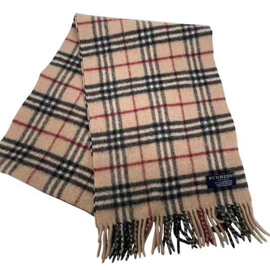 Vintage Burberry Lambswool Scarf