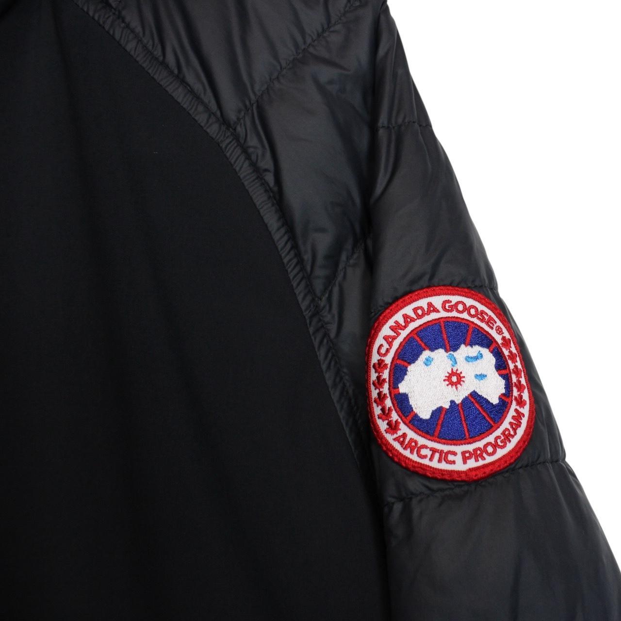 Canada Goose Black Hybridge Weyburn Down Hoodie Jacket