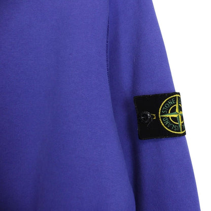 Stone Island AW 2021 Purple Cotton Sweatshirt Jumper