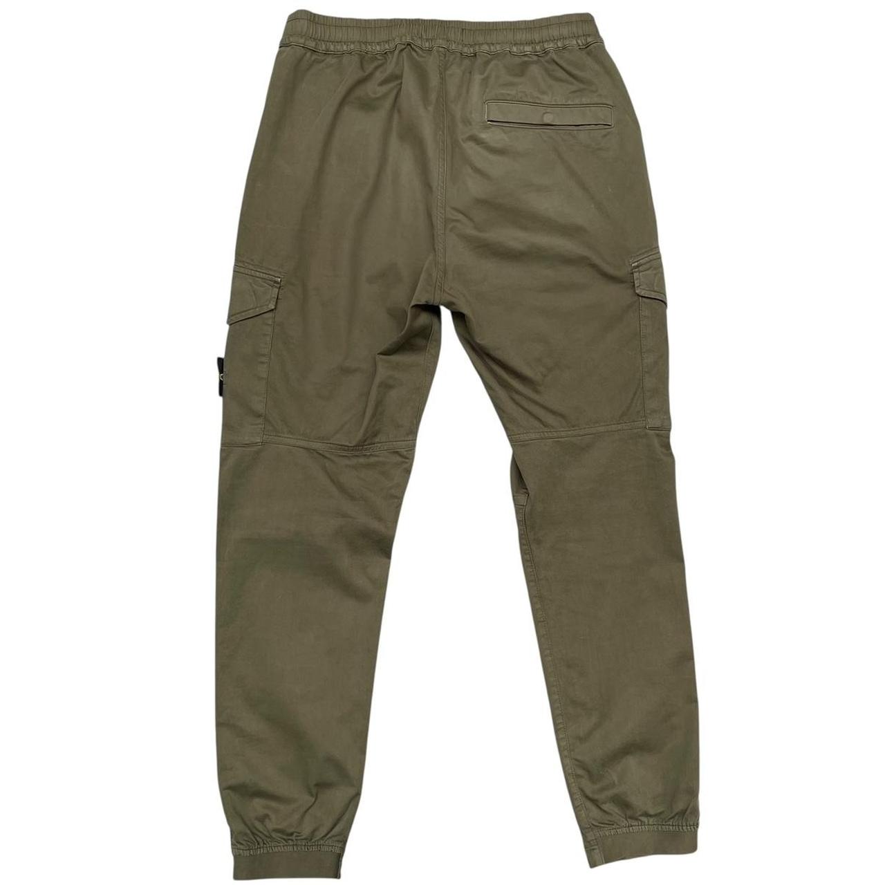 Stone Island AW 2019 Green RE-T Fit Cargo Trousers