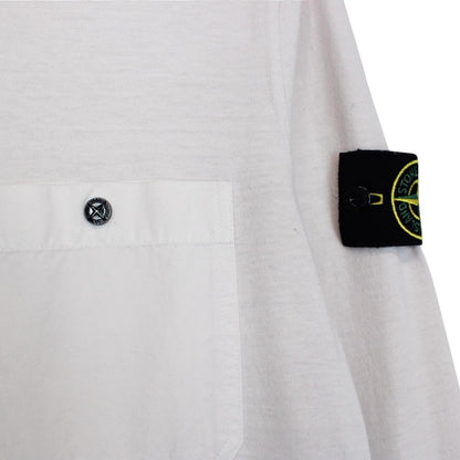 Stone Island AW 2011 Beige Long Sleeve Cotton T-Shirt