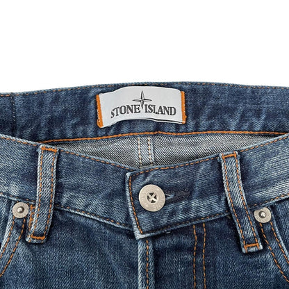 Stone Island SS 2015 Navy Blue Slim Fit Denim Jeans