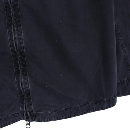 Stone Island AW 2014 Navy Blue Full Zip Cotton Overshirt Jacket