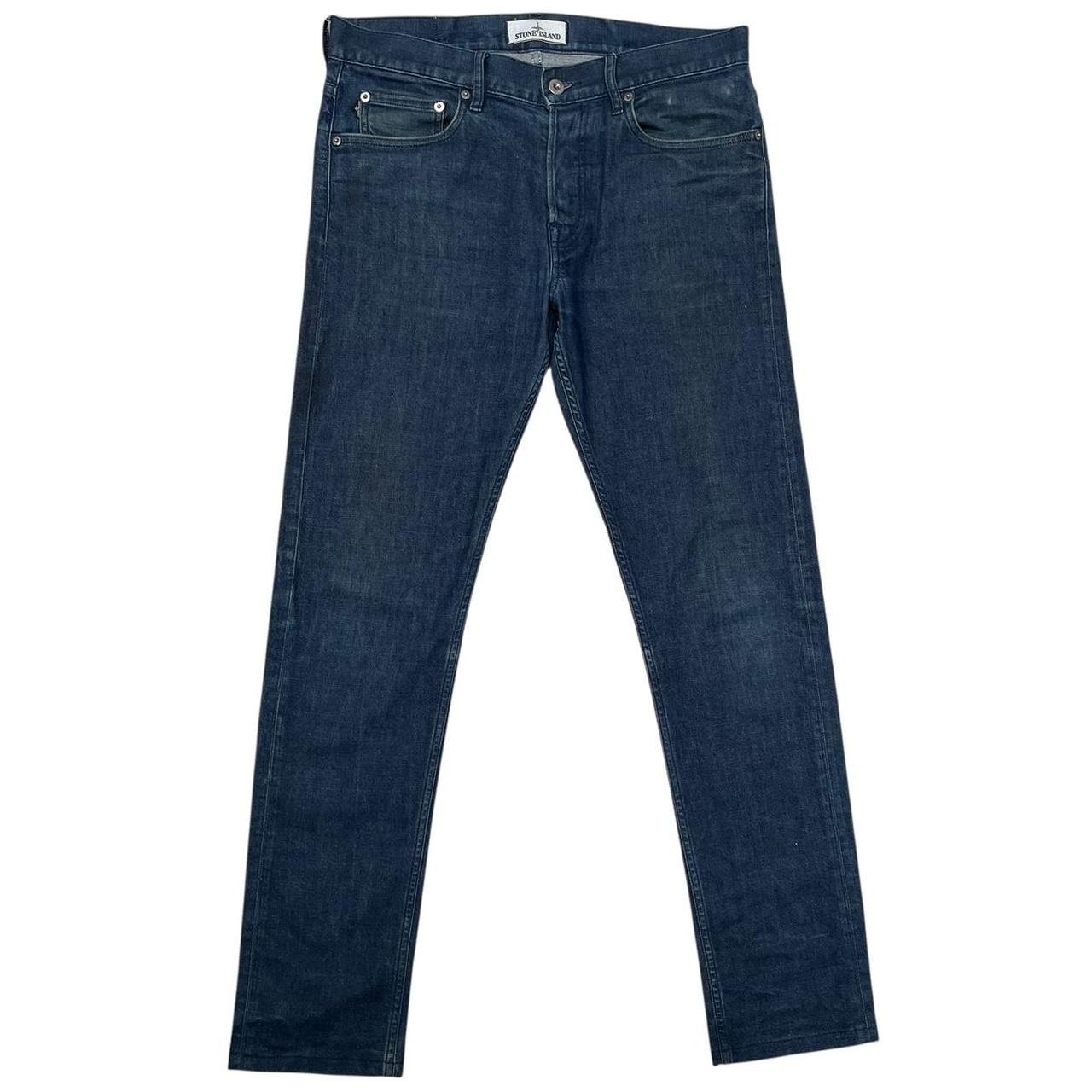 Stone Island SS 2016 Navy Blue RE-T Fit Denim Jeans