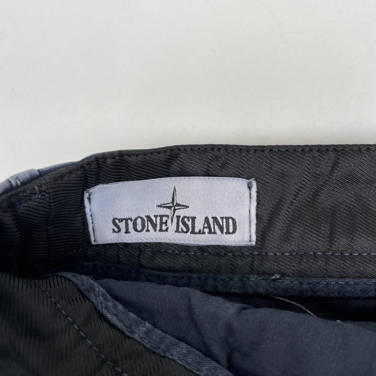 Stone Island SS 2018 Navy Blue Skinny Fit Cargo Trousers