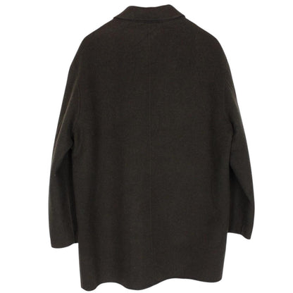 Vintage 90s Burberry Khaki Brown Cashmere Wool Coat