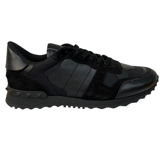 Valentino Garavani Rockrunner Black Camo Trainers