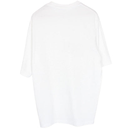 Moncler White Signature Logo Short Sleeve Cotton T-Shirt