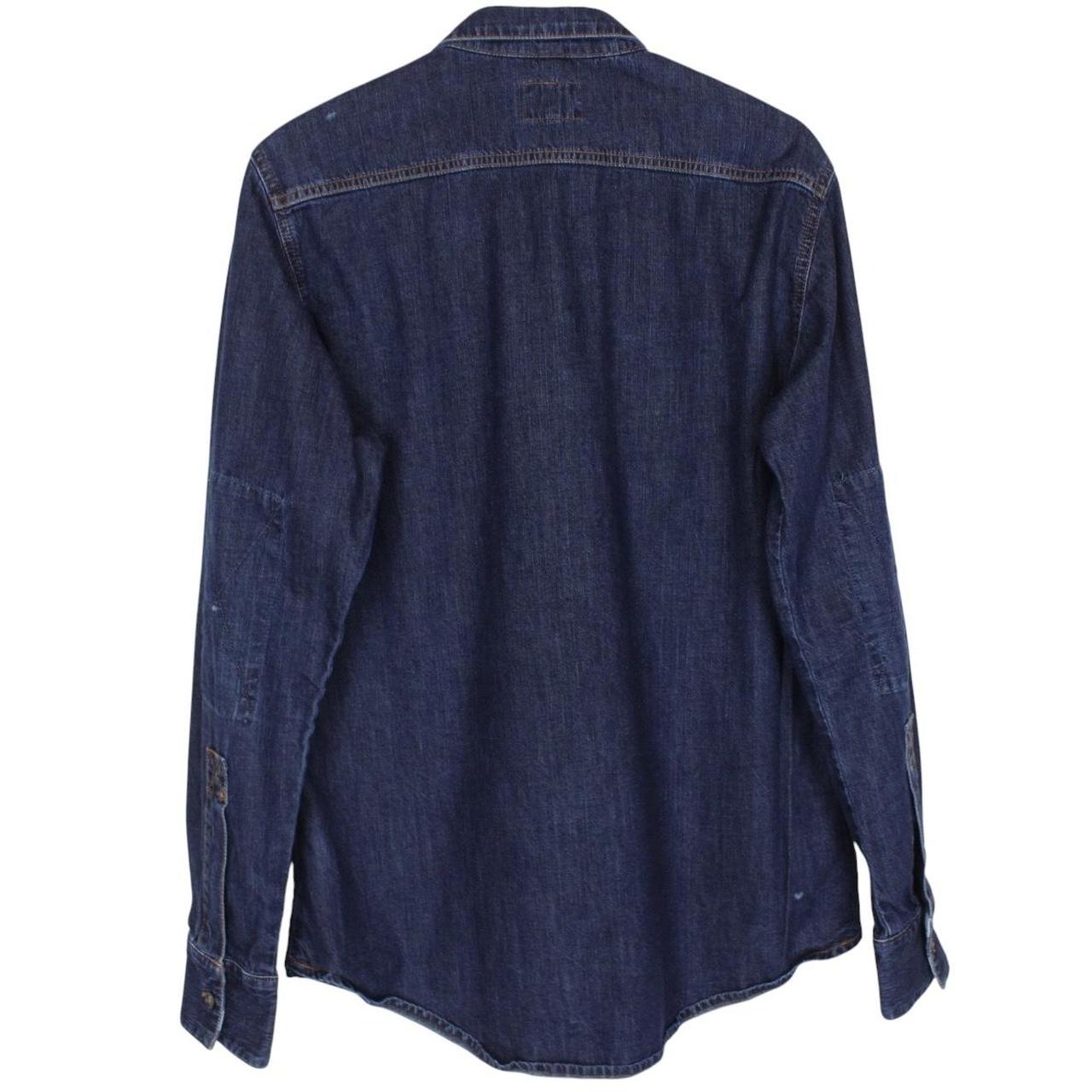 Vivienne Westwood x Lee Navy Blue Long Sleeve Denim Shirt