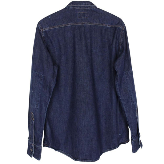 Vivienne Westwood x Lee Navy Blue Long Sleeve Denim Shirt