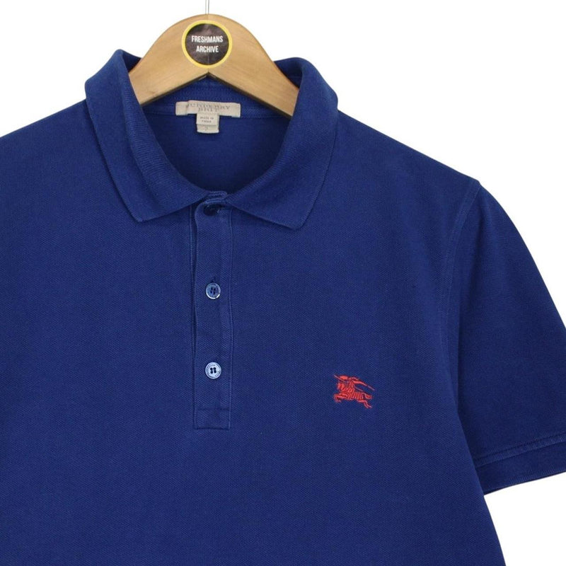 Burberry Brit Blue Short Sleeve Cotton Polo Shirt